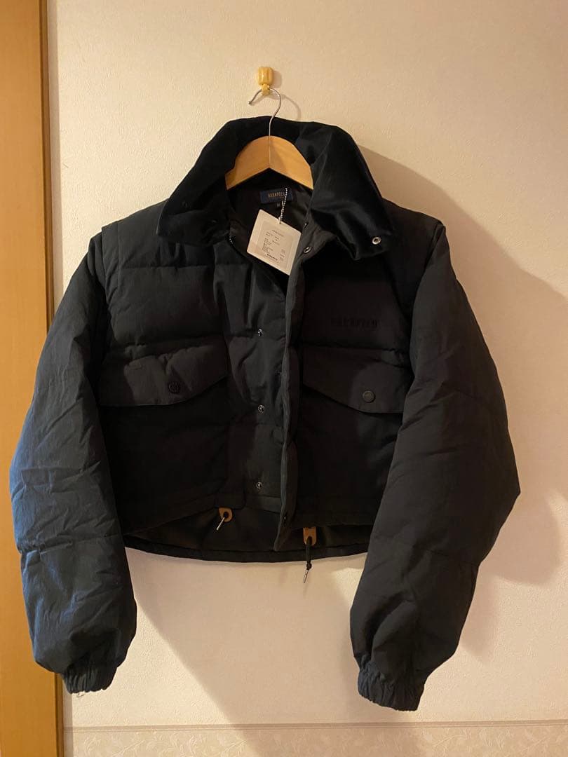harapeco Stand Collar Down Jacket - ブラック