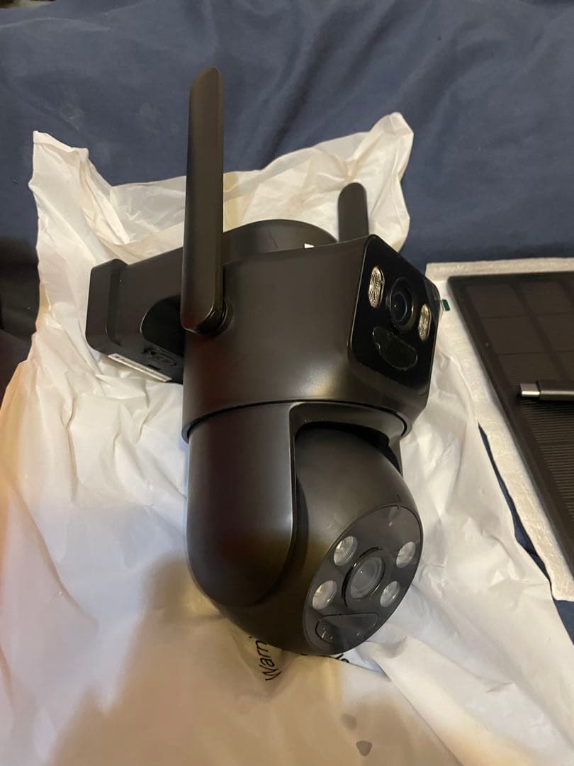 新品・未使用　BEENCAM ワイヤレス監視カメラ ソーラーパネル付き