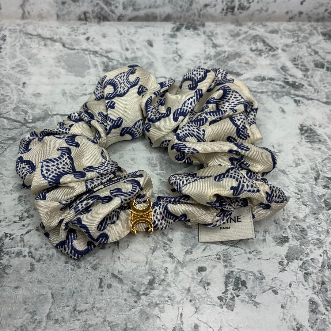 ✨CELINE✨　セリーヌ　シュシュ　ヘアゴム　マカダム