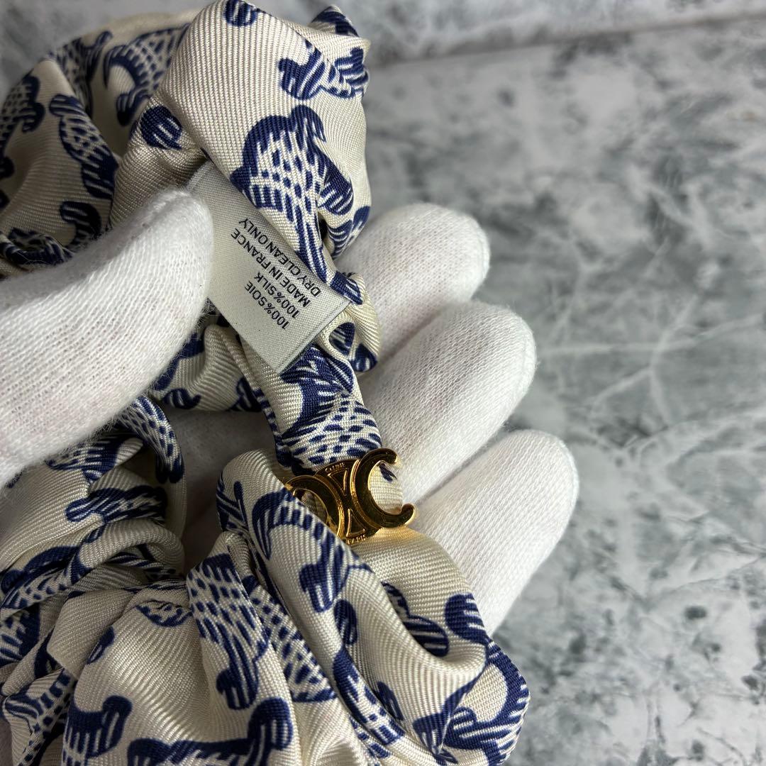 ✨CELINE✨　セリーヌ　シュシュ　ヘアゴム　マカダム