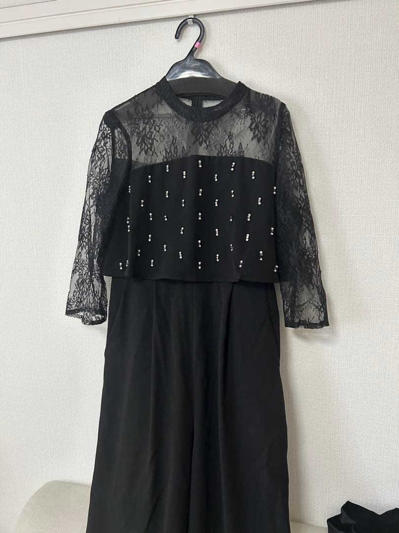 GRACE CONTINENTAL 刺繍ワイドサロペット　サイズ36