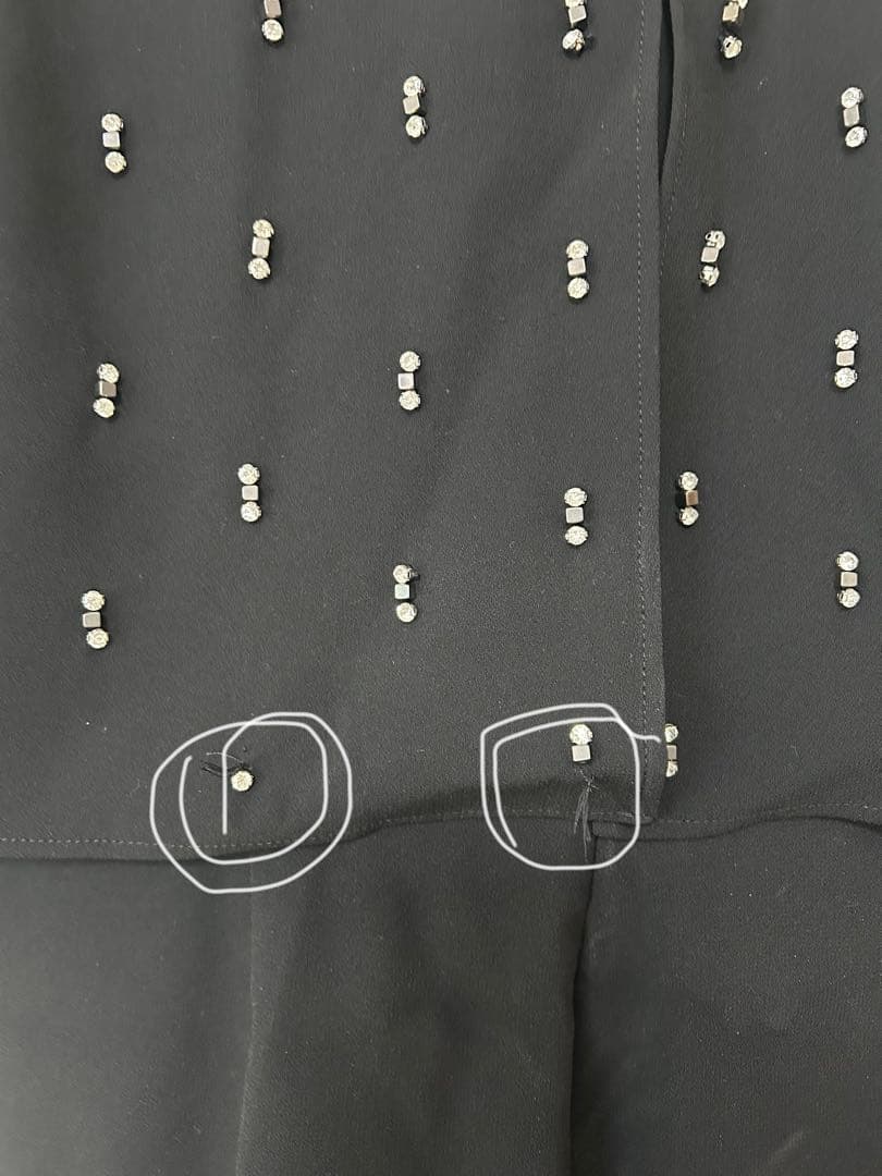 GRACE CONTINENTAL 刺繍ワイドサロペット　サイズ36