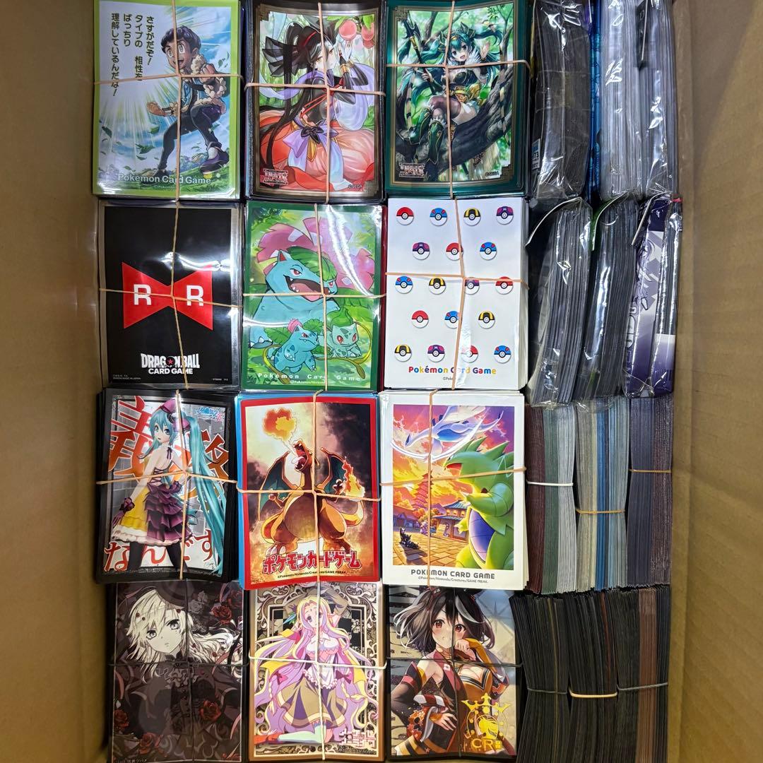 トレカスリーブ キャラスリーブのみ まとめ売り 100サイズ 約16kg