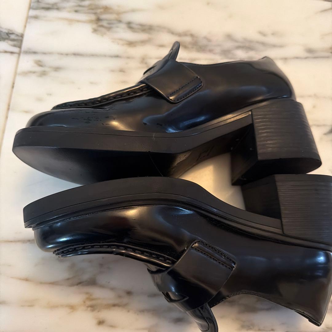 snidel♡ ヒール ローファー M size 美品