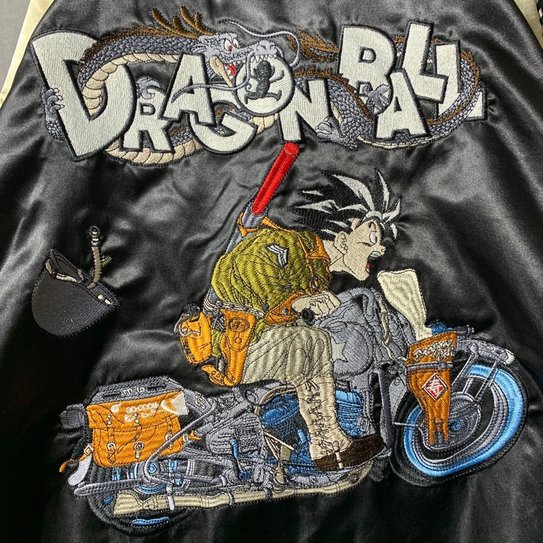 激レア 古着 メンズ アウター スカジャン ドラゴンボール 悟空 2XL 刺繍