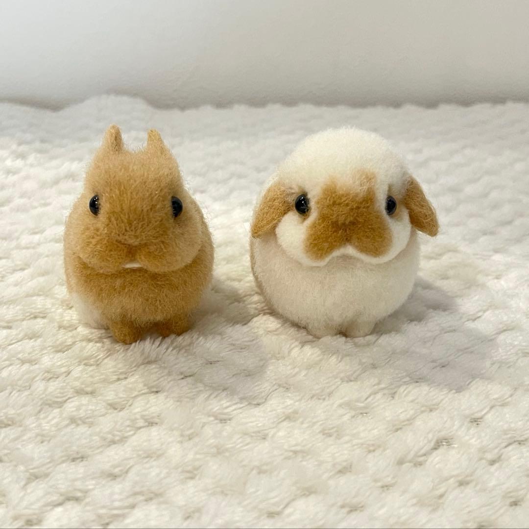 羊毛フェルト 作家様　ハンドメイド　うさぎ 赤ちゃん　2種類セット