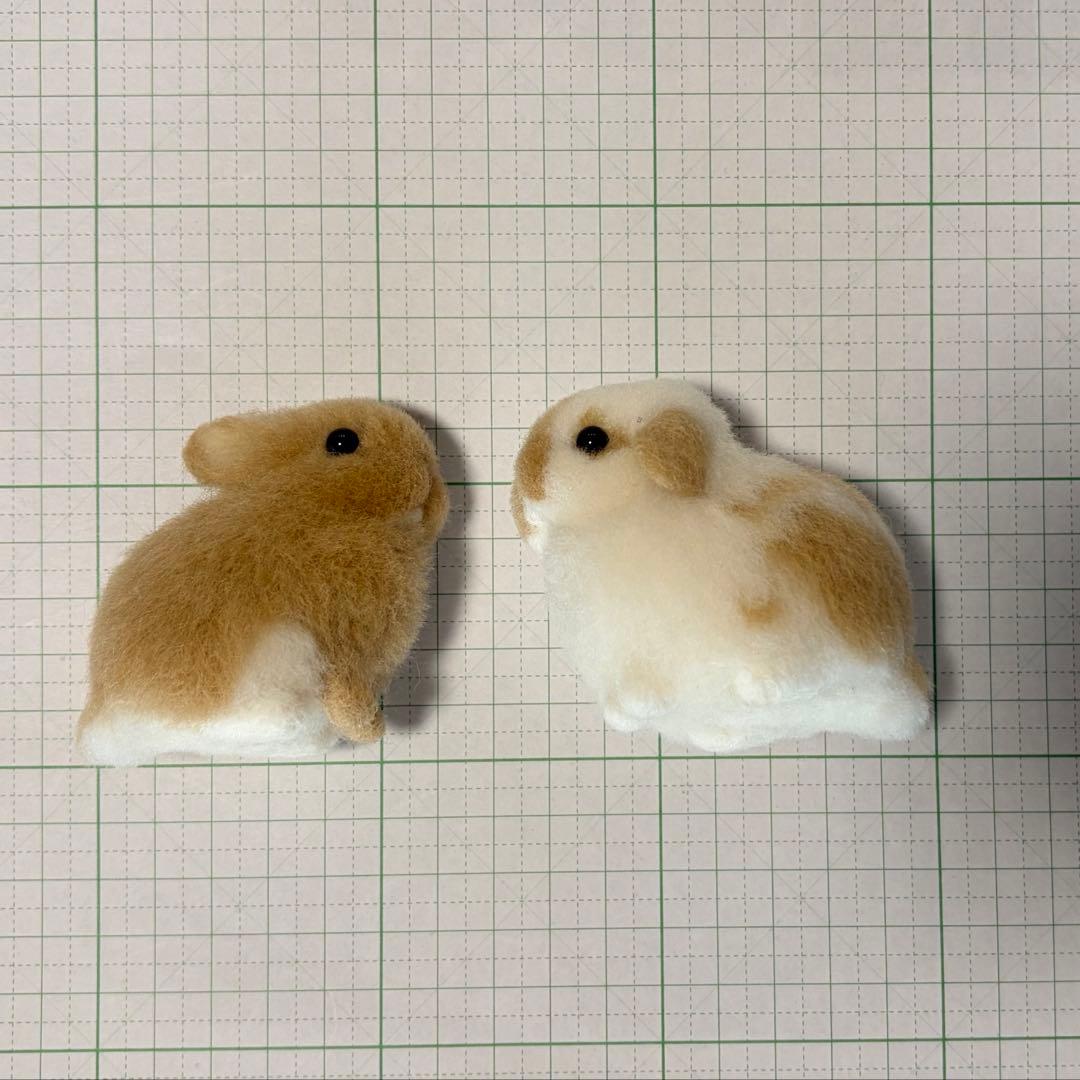 羊毛フェルト 作家様　ハンドメイド　うさぎ 赤ちゃん　2種類セット
