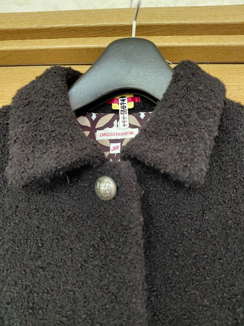 匿名配送⭐ドレステリア⭐ジャケット 黒　38　クリーニング済み