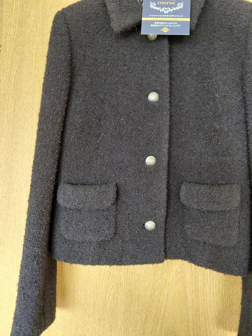 匿名配送⭐ドレステリア⭐ジャケット 黒　38　クリーニング済み