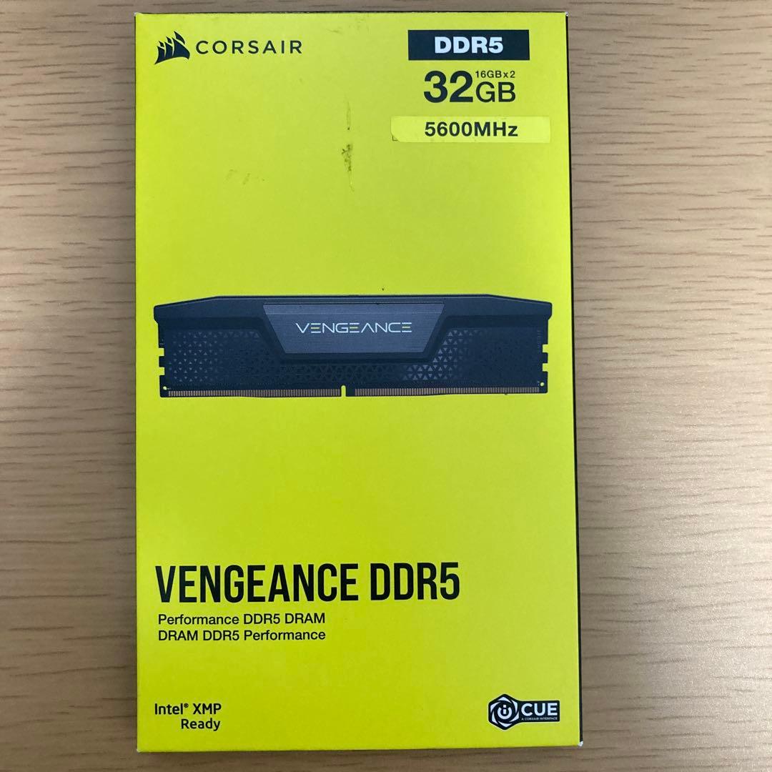 CORSAIR VENGEANCE DDR5メモリ 16GBx2 5600MHz