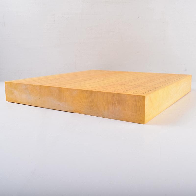 囲碁　榧製　卓上碁盤　木箱付　V　8397A