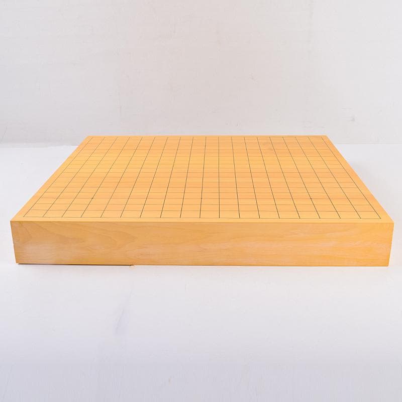 囲碁　榧製　卓上碁盤　木箱付　V　8397A