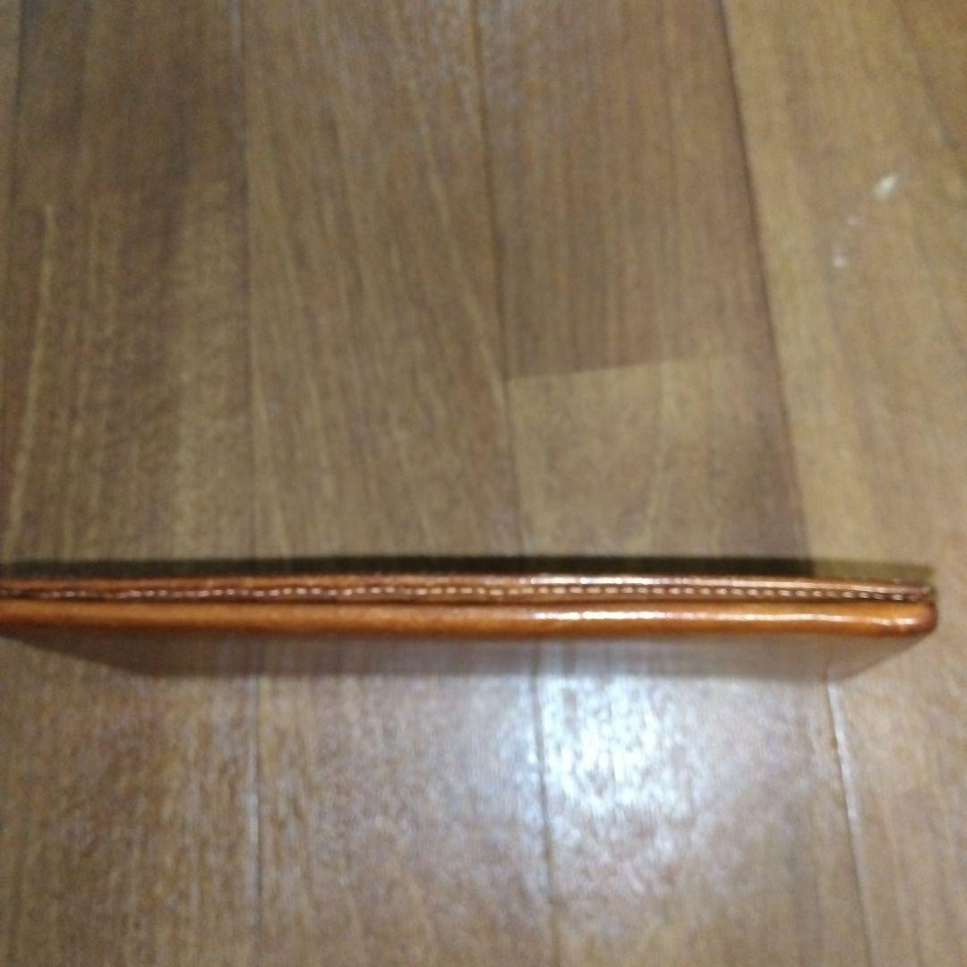 大峽製 長財布 ブラウンカラー 茶色 レザー 皮革 札入れ