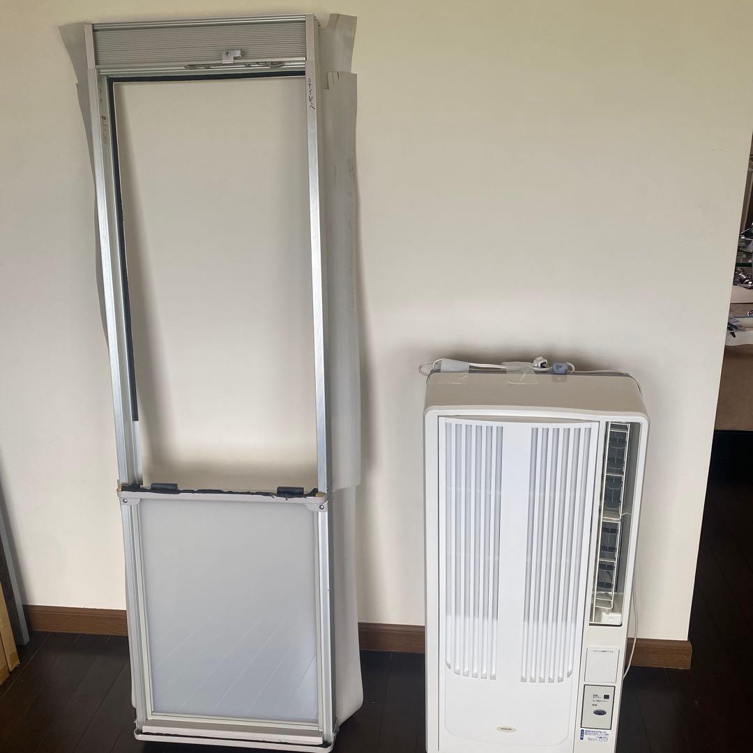 【中古】コイズミ ウインドウエアコン 2018年製　1900mm対応延長枠付き