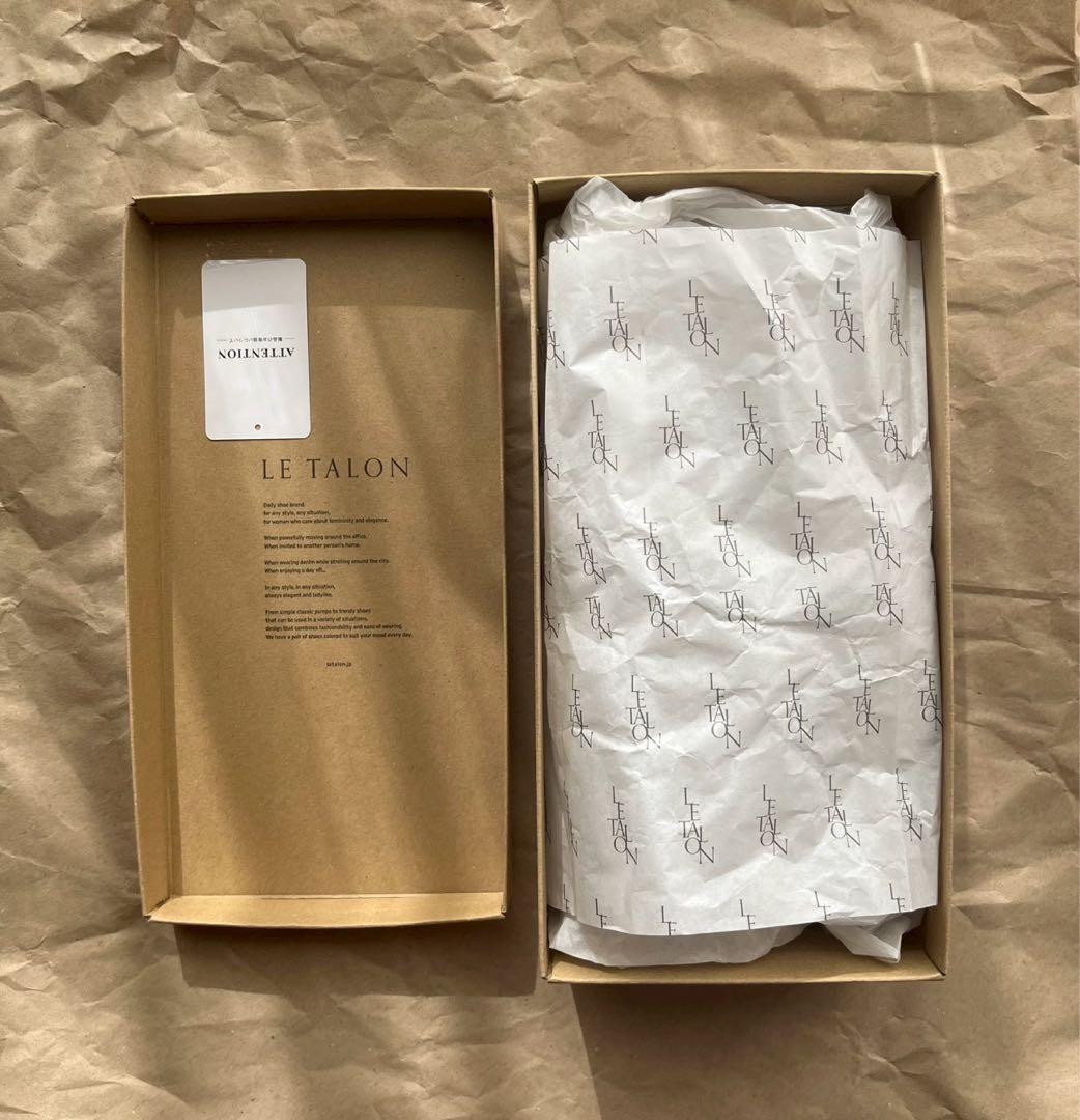 LE TALON スクエアステッチソフトローファー　インソール付き