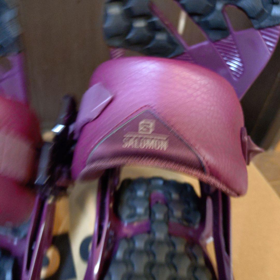 Salomon スノーボード ビンディング パープル