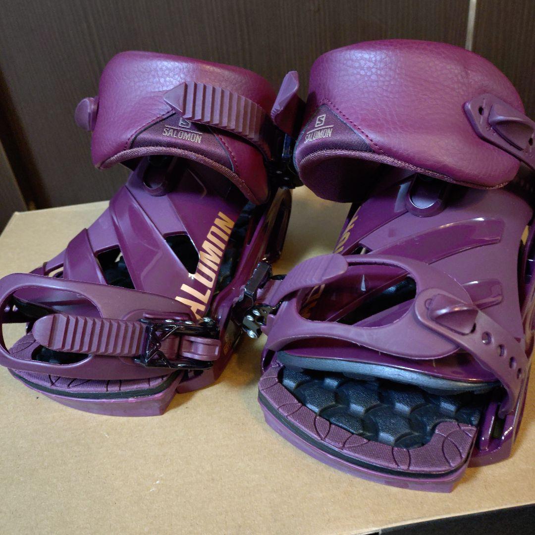 Salomon スノーボード ビンディング パープル