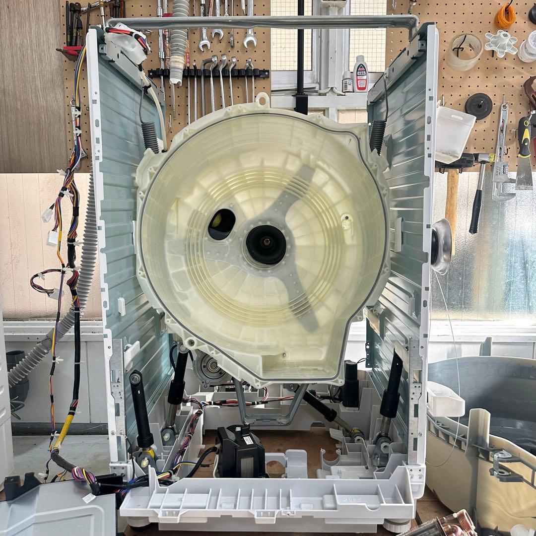 Panasonic NA-LX113AL ヒートポンプ 分解洗浄　ドラム式洗濯機