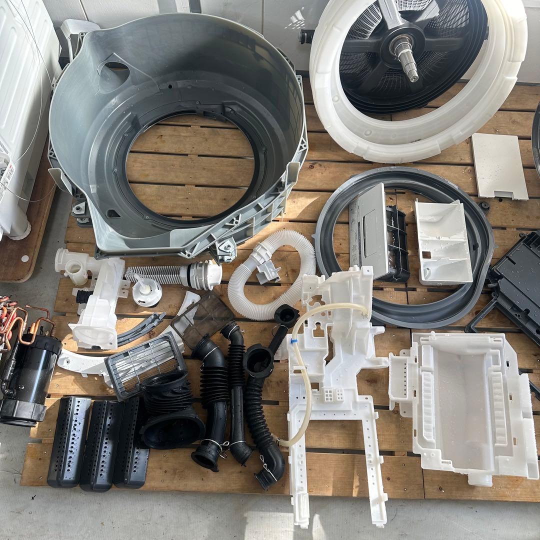 Panasonic NA-LX113AL ヒートポンプ 分解洗浄　ドラム式洗濯機