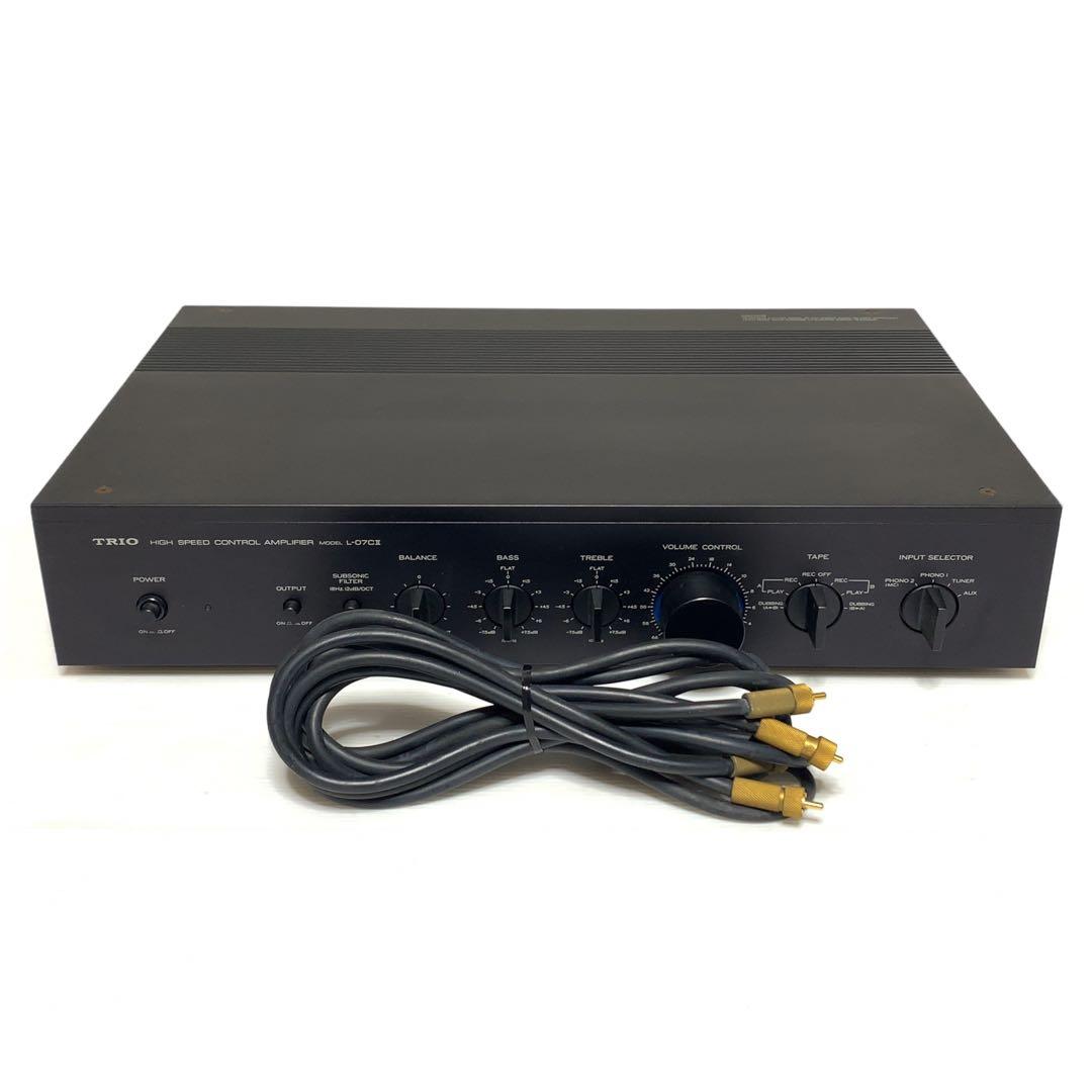 希少　動作確済　TRIO L-07CII トリオ　コントロールアンプ　プリアンプ