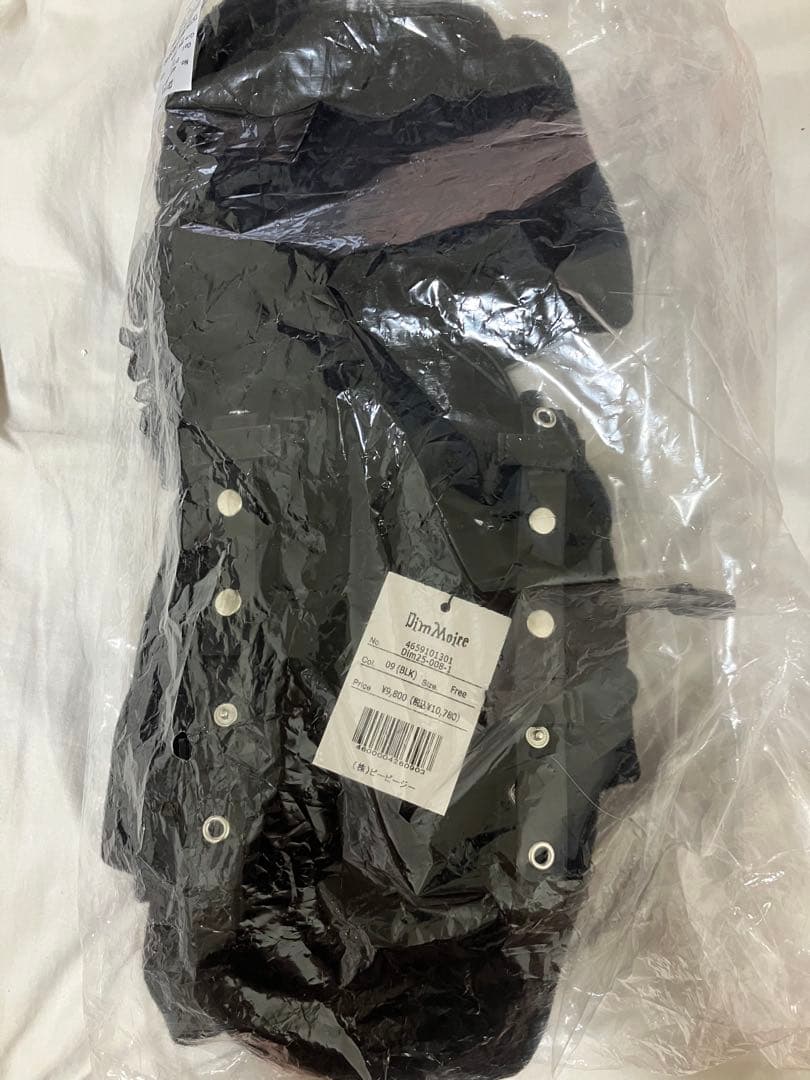 タグ付き DimMoire 十字の誓い ニーハイウォーマー【Black】 黒