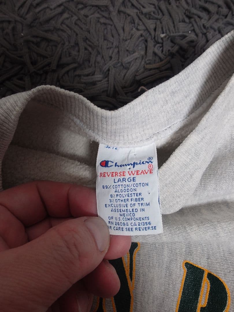 PP5065Champion 刺繍タグリバースウィーブ