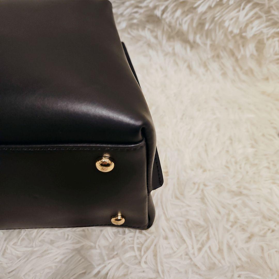 美品 イアクッチ 2way ハンドバッグ ショルダーバッグ ブラック ベラール