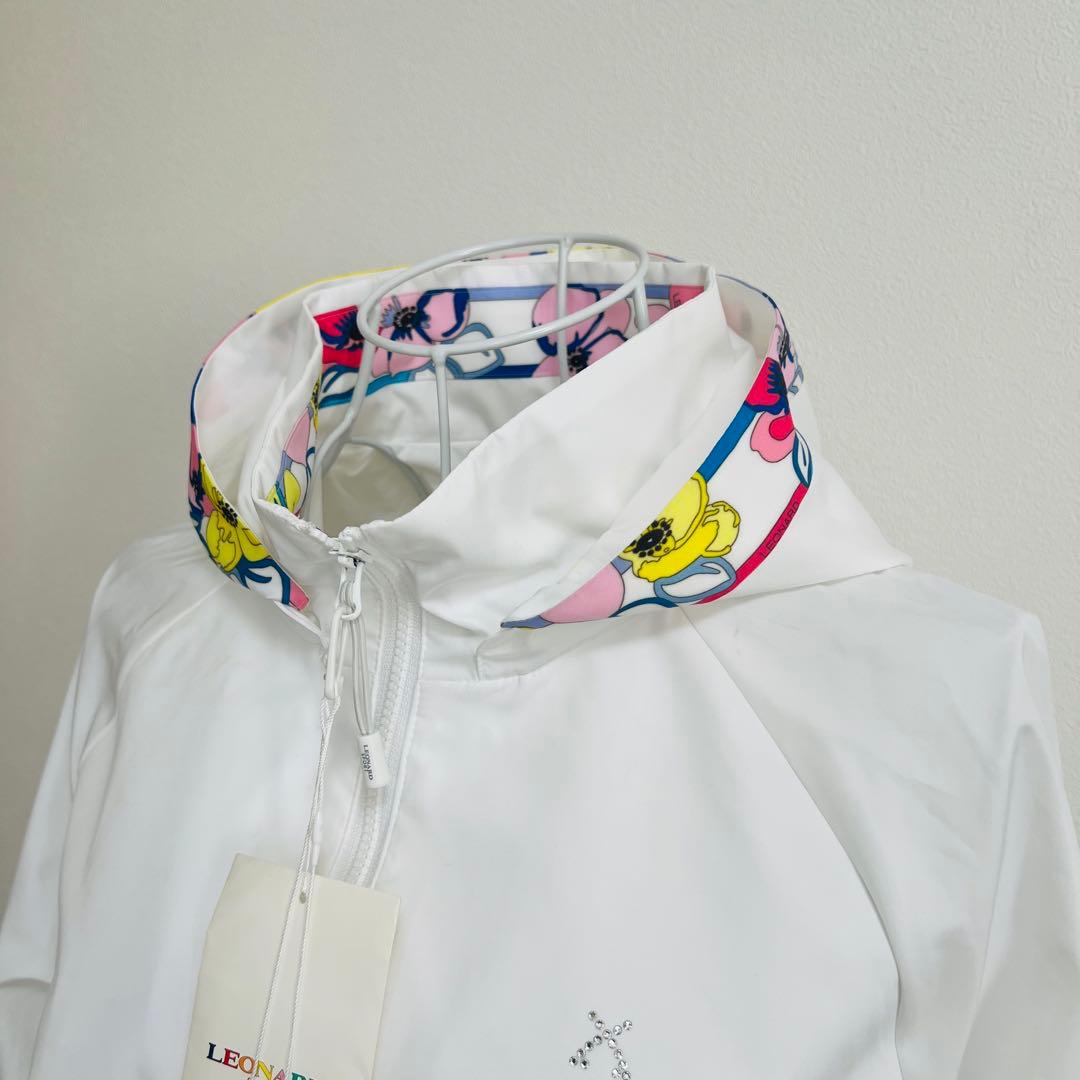 【新品未使用タグ付き】レオナール　ナイロンジャンバー