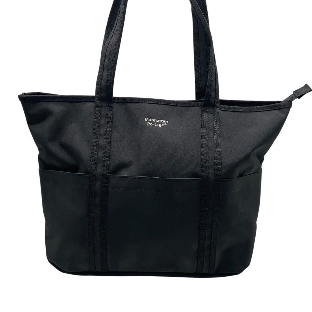 極美品 マンハッタンポーテージ トートバッグ ロフト限定 ナイロン ブラック 黒