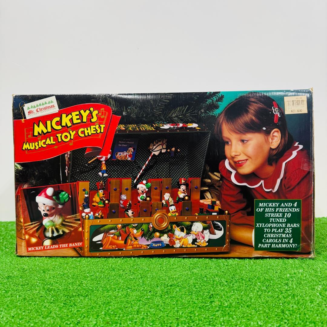 美品 ディズニー ミッキーズ ミュージカル トイチェスト オルゴール