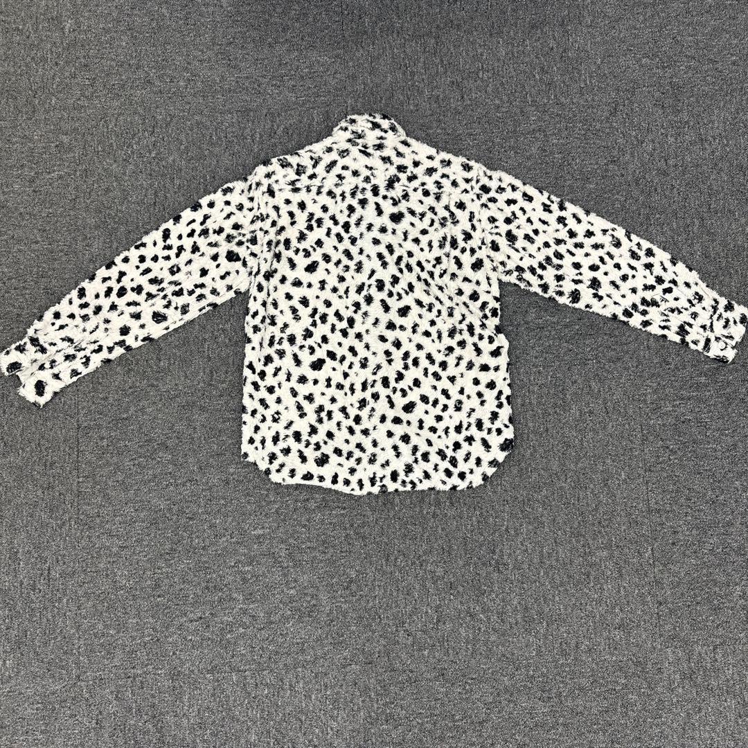 コムデギャルソンオムプリュス　AD2015 レオパード コットンレーヨンシャツ