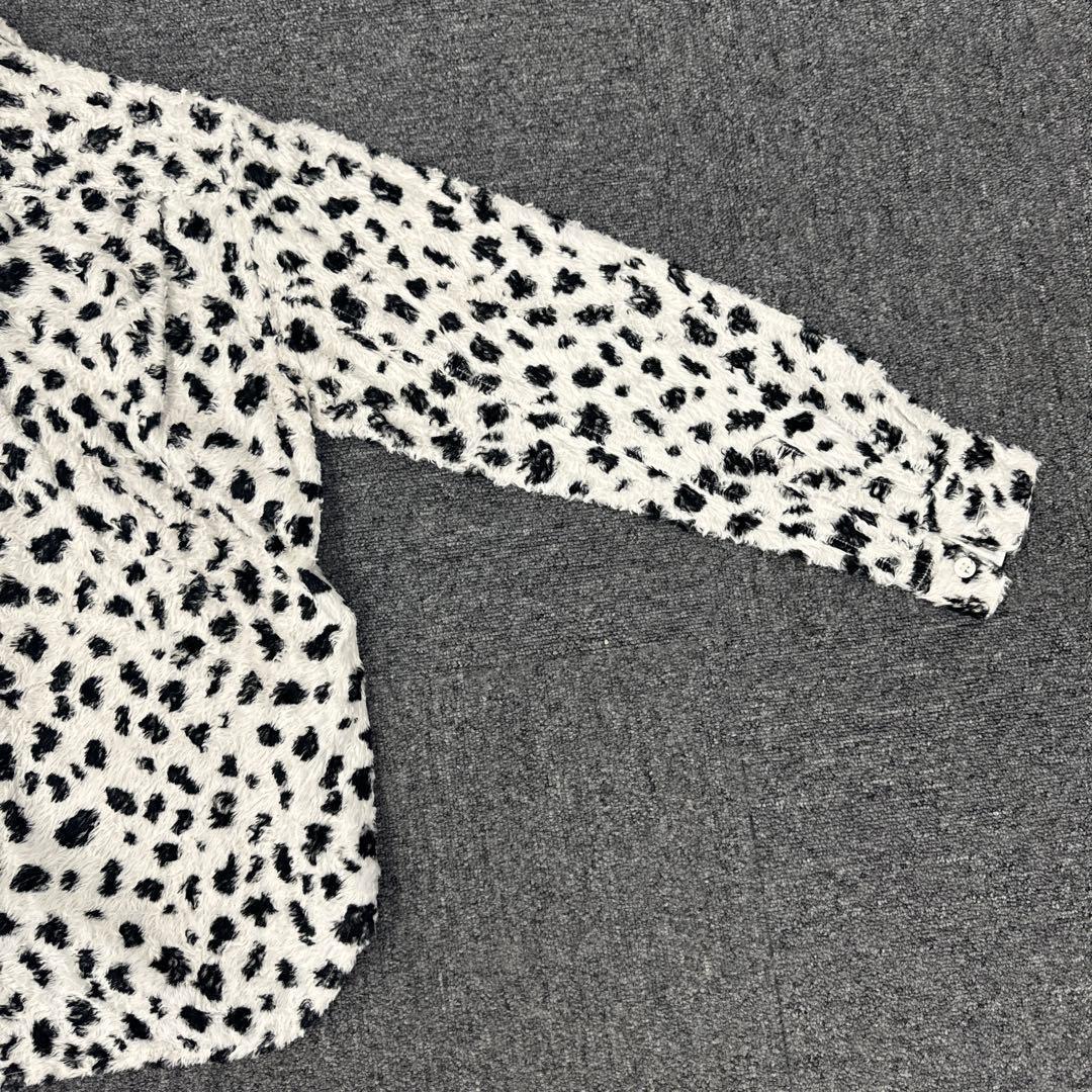 コムデギャルソンオムプリュス　AD2015 レオパード コットンレーヨンシャツ
