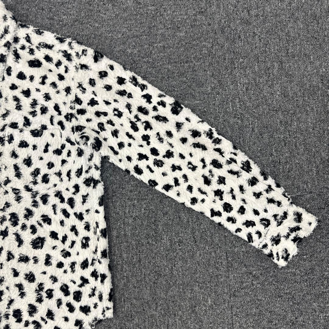 コムデギャルソンオムプリュス　AD2015 レオパード コットンレーヨンシャツ