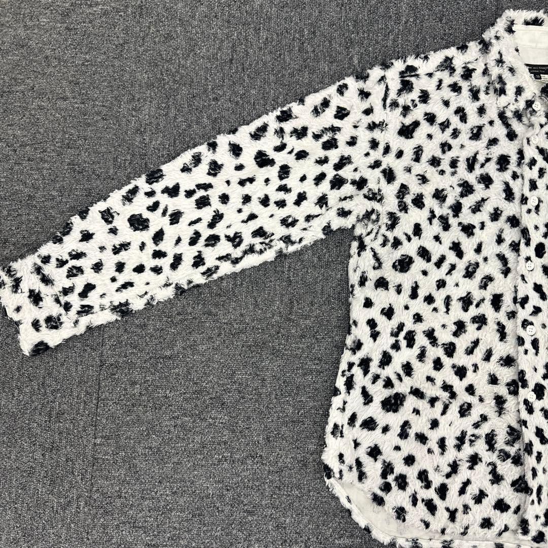 コムデギャルソンオムプリュス　AD2015 レオパード コットンレーヨンシャツ