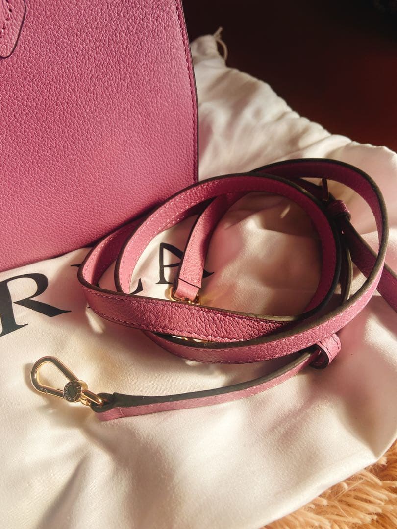 FURLA／2way ハンドバッグ／ピンク