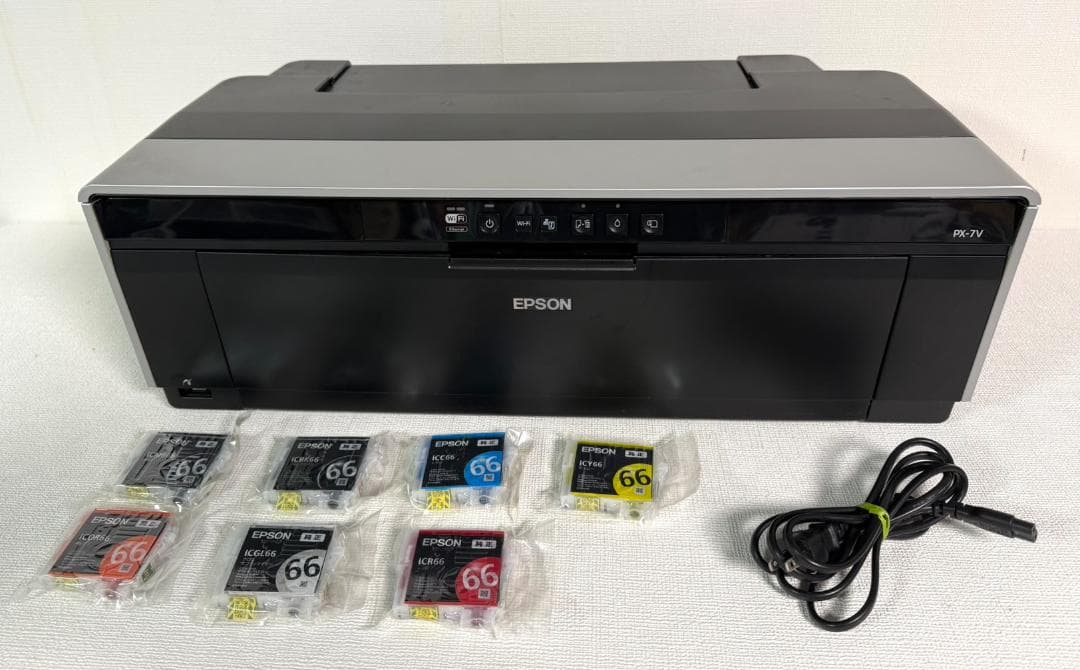 プリンター　EPSON　PX-7V　純正インクカートリッジ付　【ジャンク品】