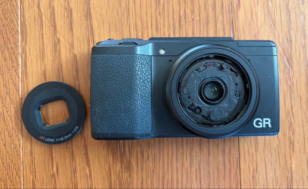 RICOH GR II 箱・充電器付き レンズカバー外れあり