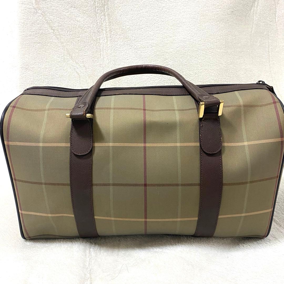 Burberrys/ボストン/バッグ/玉虫/ノヴァチェック/ビンテージ