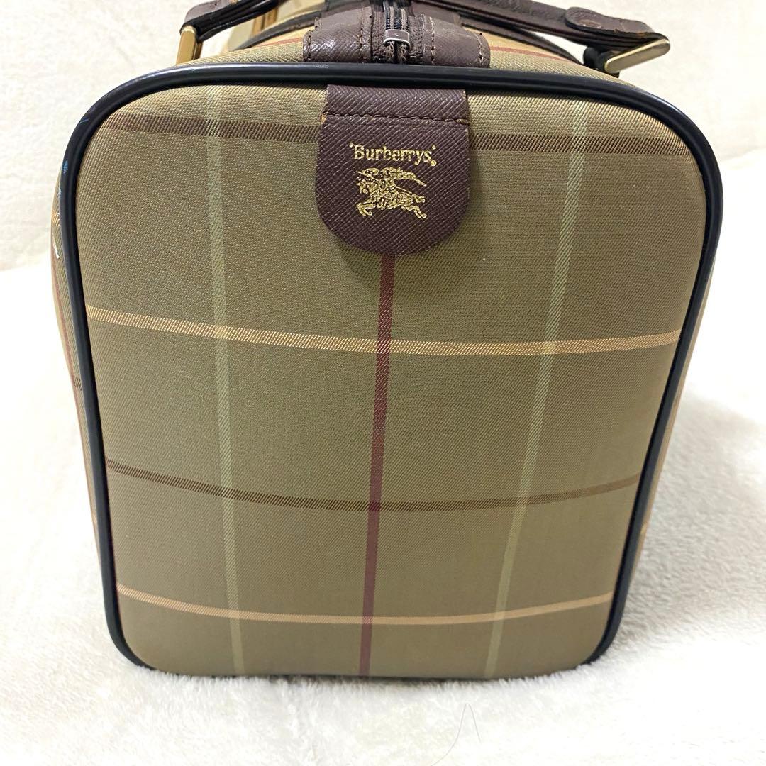 Burberrys/ボストン/バッグ/玉虫/ノヴァチェック/ビンテージ