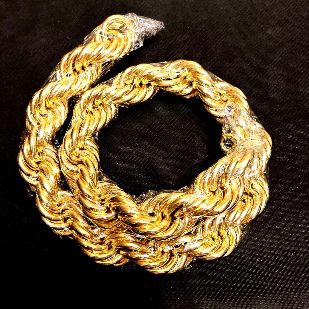 super fat gold chain 極太ロープチェーン