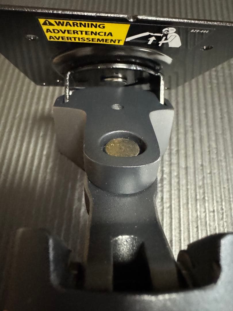 ERGOTRON LX デスク モニターアーム マットブラック + 補強プレート