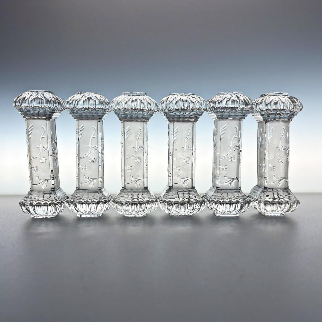 レア オールド バカラ ルネッサンス デポリ ナイフレスト 6本 セット 箸置き