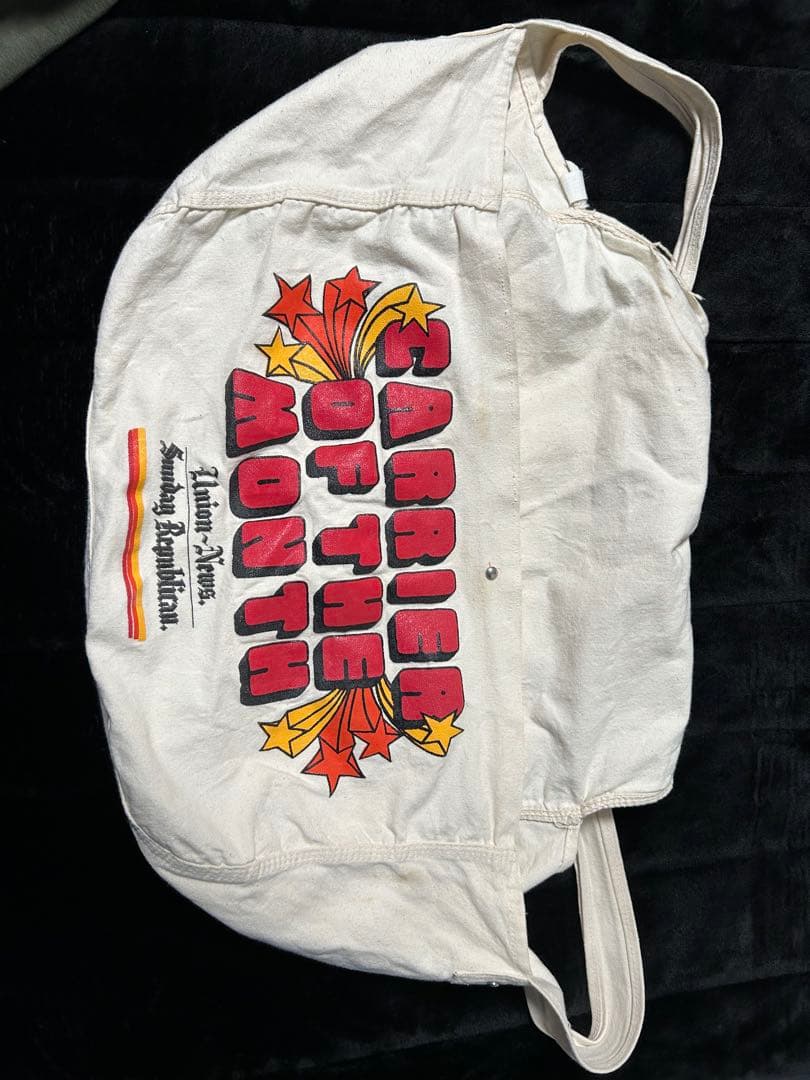 ニュースペーパーバッグ　メッセンジャーバッグ　80s