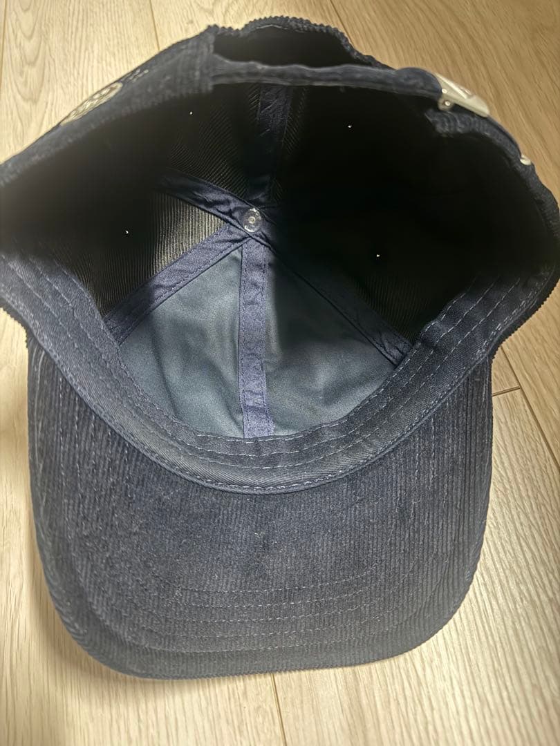 Human Made ネイビーコーディロイキャップ Hロゴ