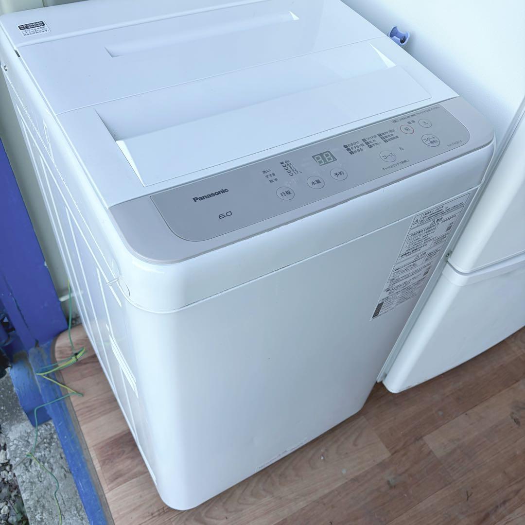 取付無料！高性能パナソニック マットホワイト冷蔵庫 6kg洗濯機 2021年製