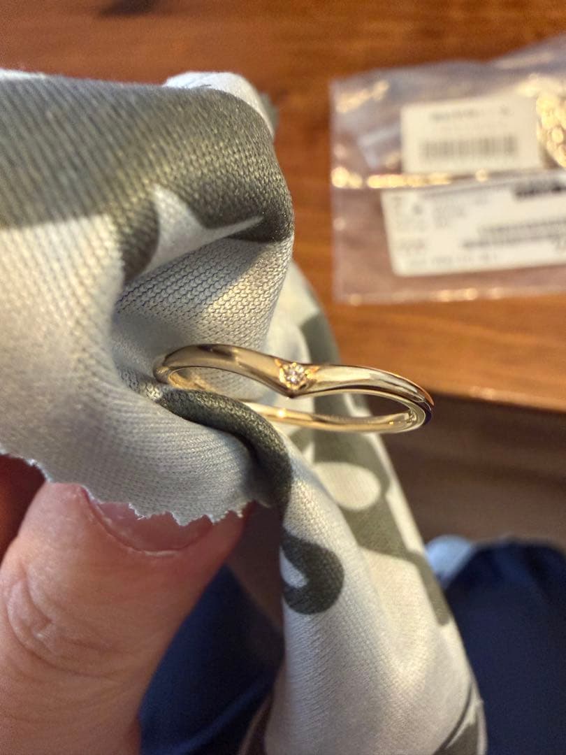 メ*ん様 agete リング K10