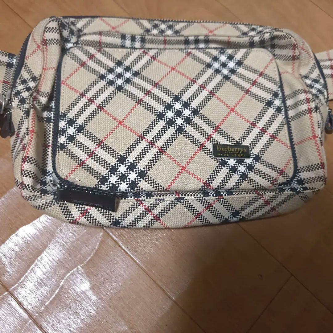 【値下】超美品☆BURBERRYバーバリーボディバッグウエストポーチ