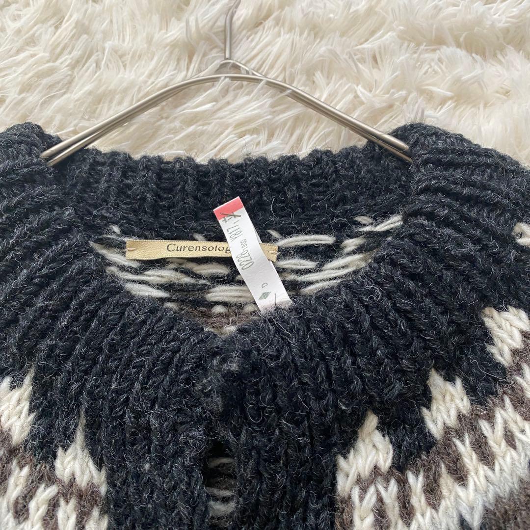 Curensology カレンソロジー ノルマンディニットカーディガン ブラック
