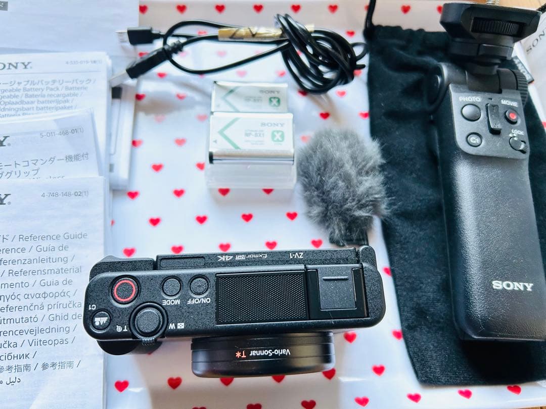 VLOGCAM ZV-1・ シューティンググリップ・バッテリー2個 送料込み