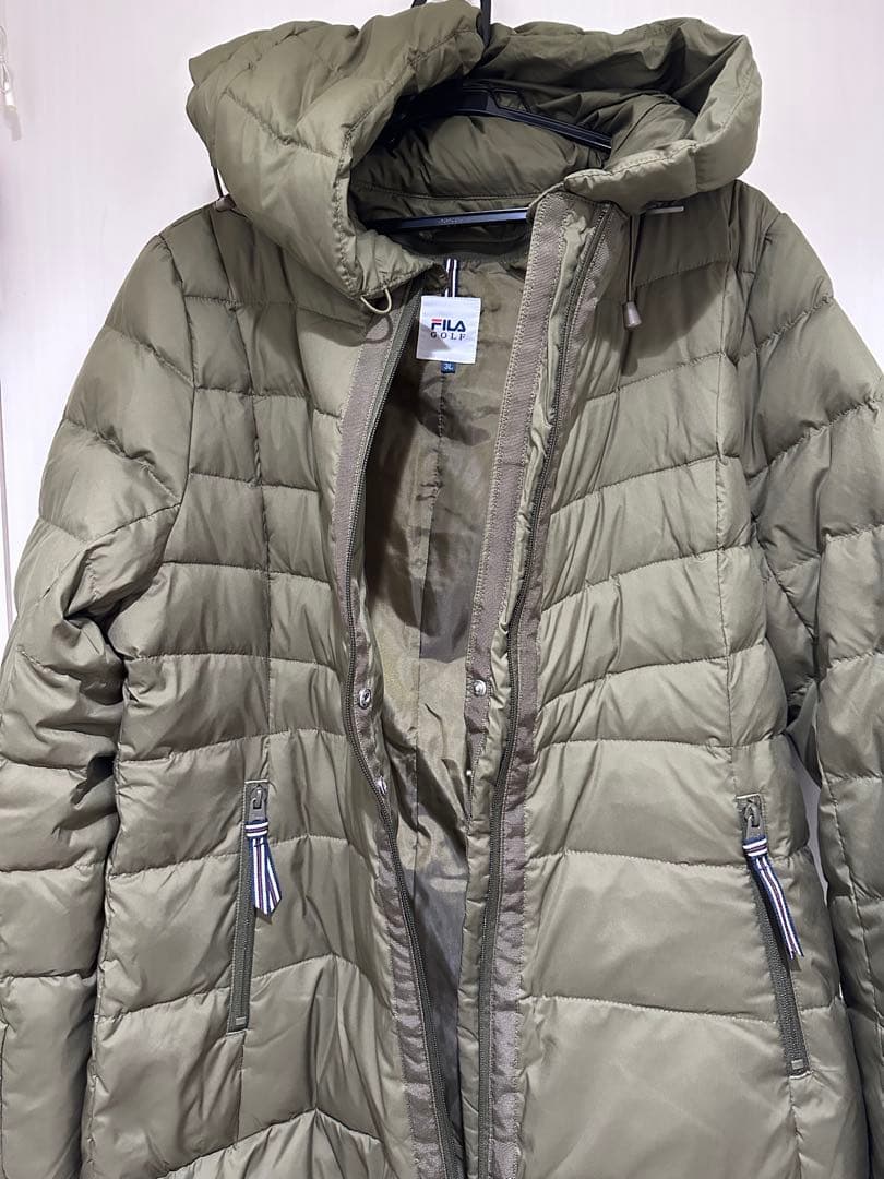 FILA GOLF ダウンジャケット 3L オリーブグリーン